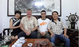 世界第一生命教練、全然心理學創始人杰夫·艾倫一行到我公司參觀